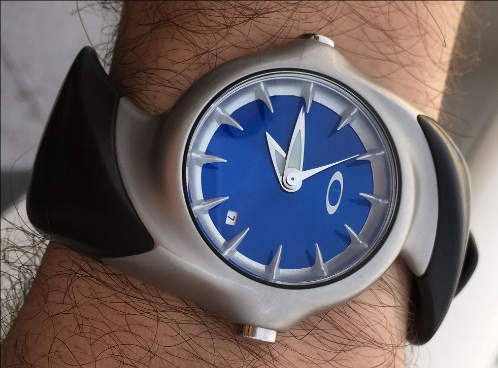 Oakley crush watch blue