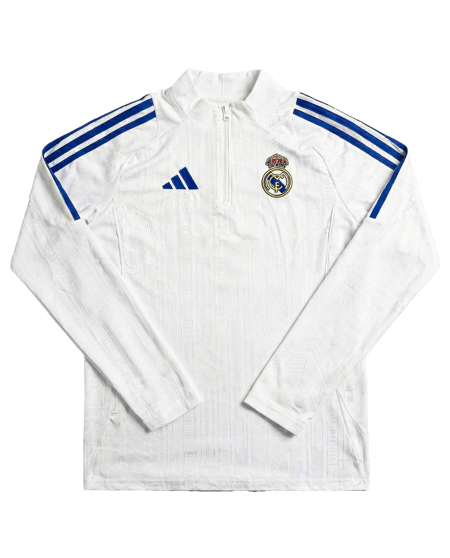 Real madrid white track top