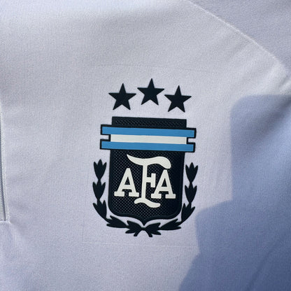 Argentina White Track Top