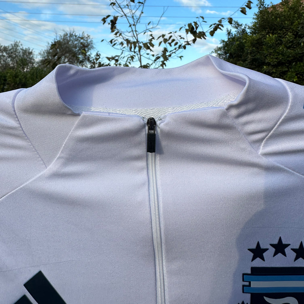Argentina White Track Top