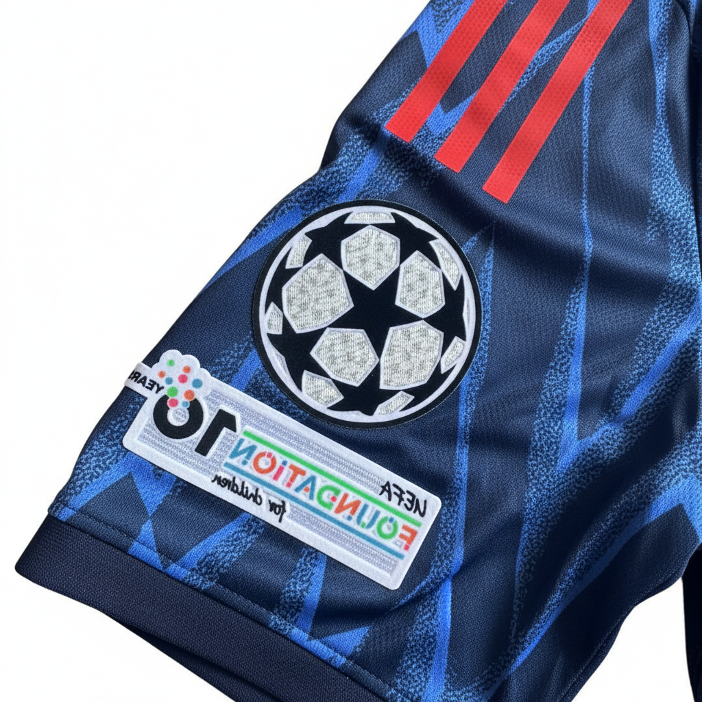 Arsenal 25/26 Away Blue + UCL edition