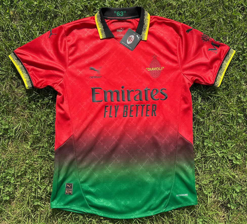 Ac Milan x 4th kit red green edition