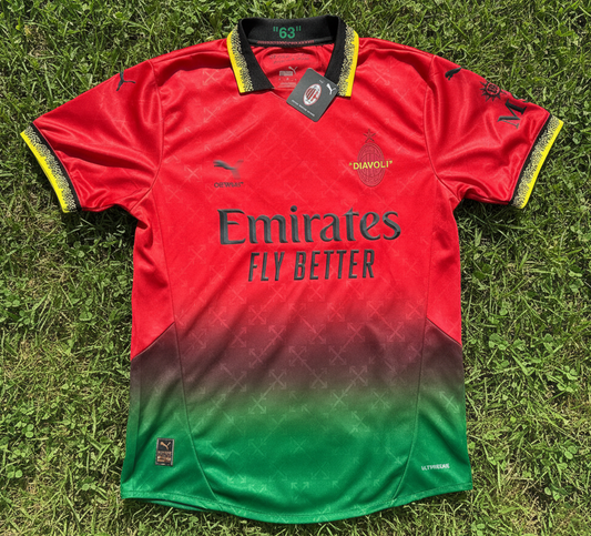Ac Milan x 4th kit red green edition