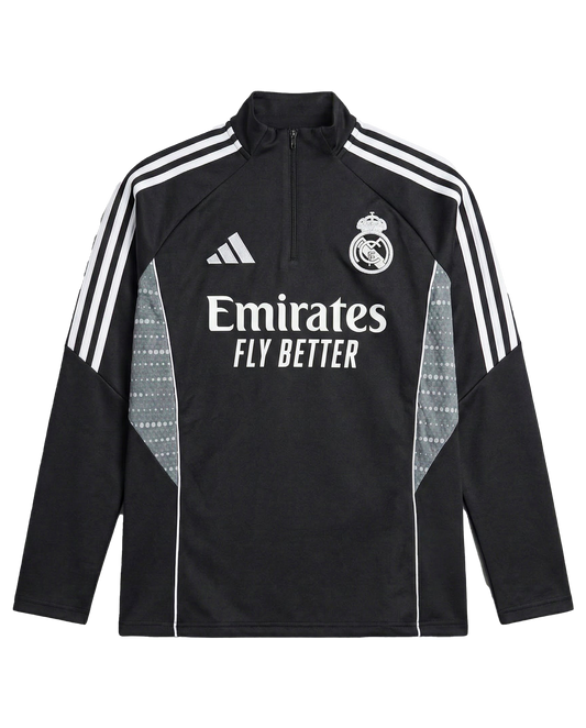 Real Madrid 2026 black track top