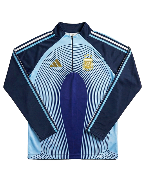 Argentina navy blue track top