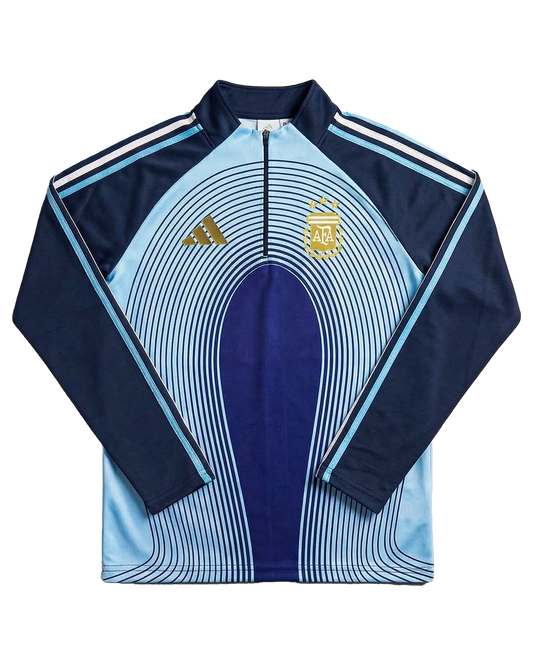 Argentina navy blue track top