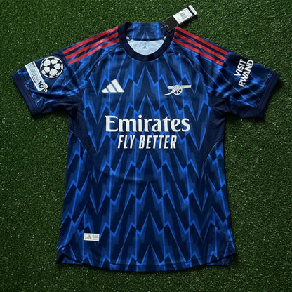 Arsenal 25/26 Away Blue + UCL edition