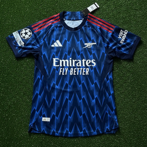 Arsenal 25/26 Away Blue + UCL edition