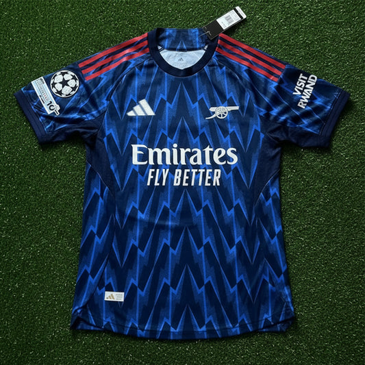 Arsenal 25/26 Away Blue + UCL edition